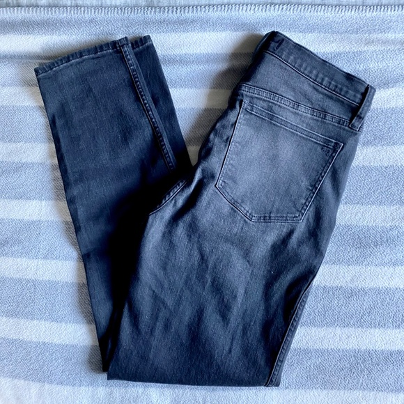 Madewell Slim Straight Leg in black "Richgrove Wash" Size 28 Tall - Picture 10 of 15